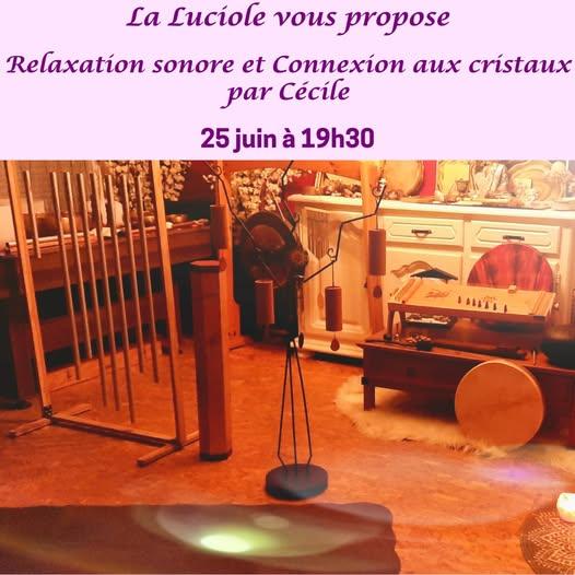 Photo meditation sonore et cristaux