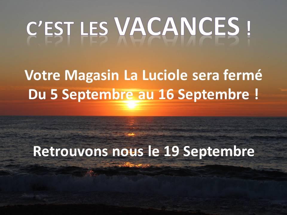 Vacances septembre 2023